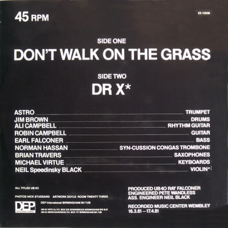 Don't Walk On The Grass