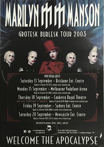 Grotesk Burlesk Tour 2003