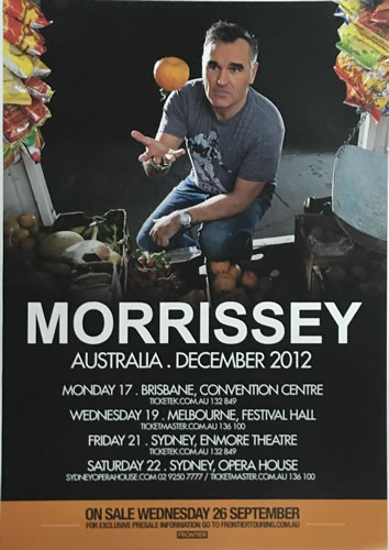 Morrissey Tour Poster
