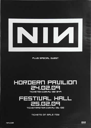 NIN Tour Poster