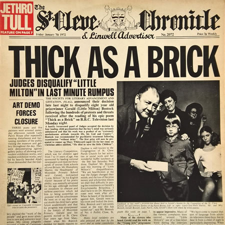 Thick As A Brick (Oz Vinyl Re-release)