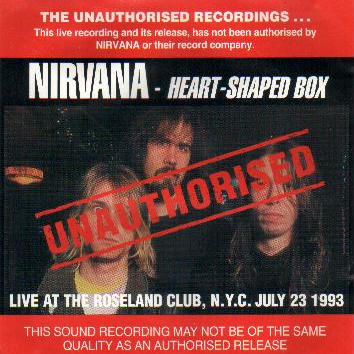 Nirvana - Heart-Shaped Box - Unauthorised