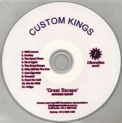 Custom Kings - Great Escape (Advance Copy)