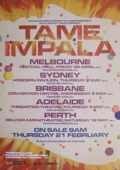 Tame Impala Tour